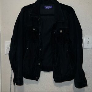 Black Cord Trucker Jacket by F/A